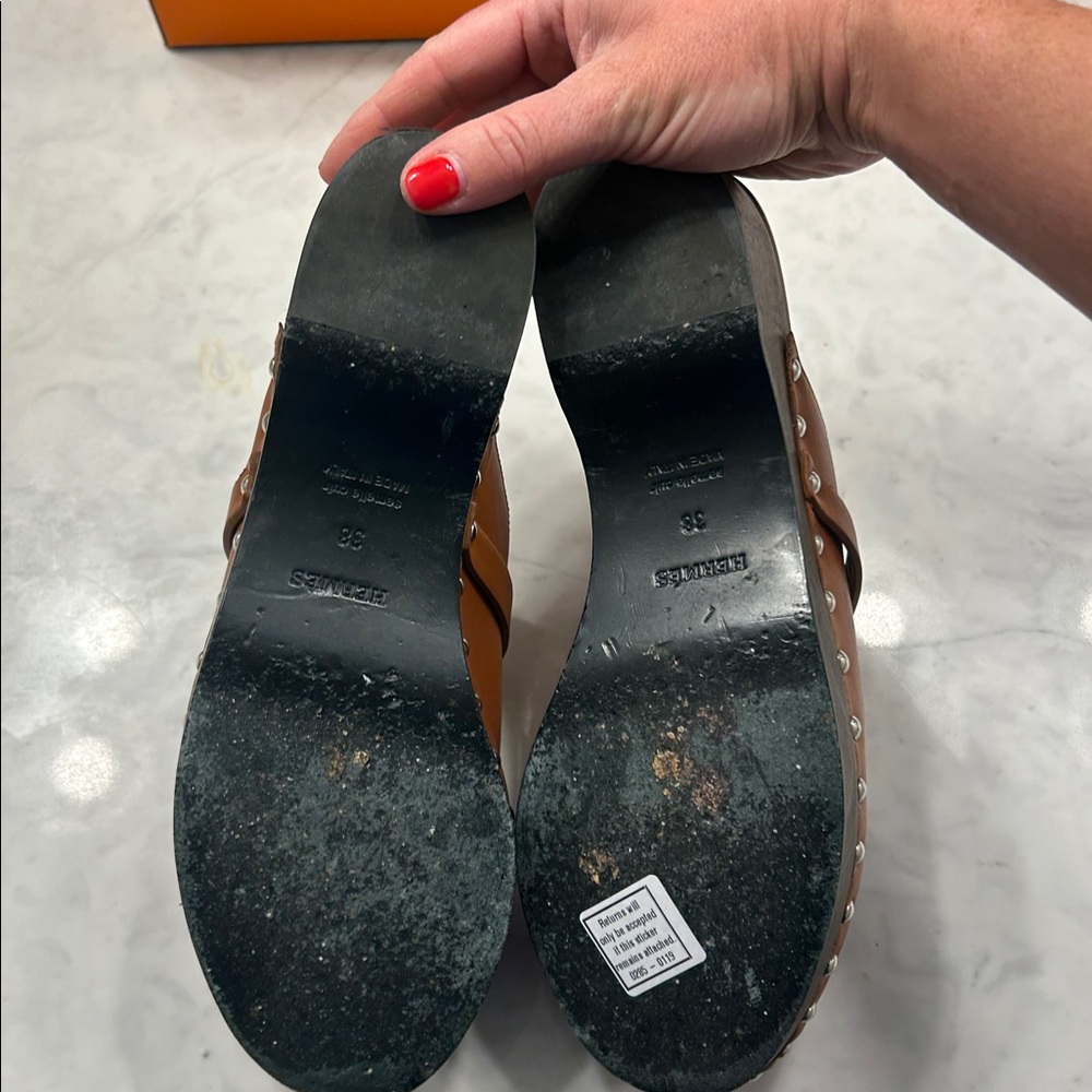 Hermes Carlotta Clogs - Picture 9 of 15